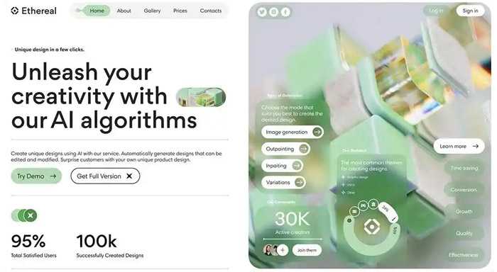 first-screen-page-design